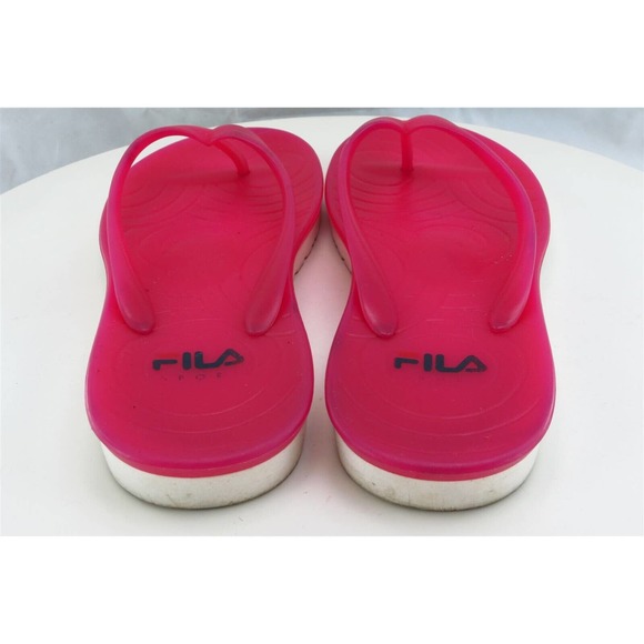 FILA Sport Sz 7-8 M Pink Flip Flop Synthetic‎ Women Sandals - Picture 7 of 10